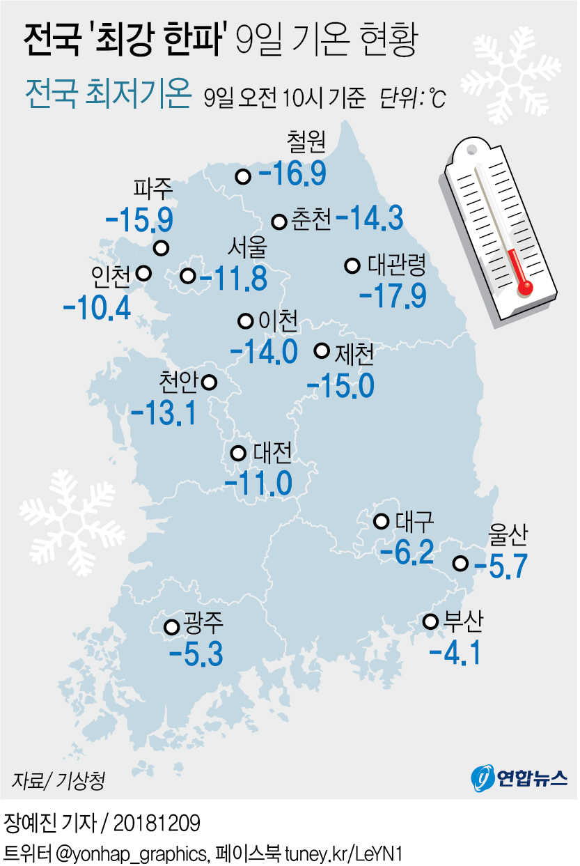 주말 한파에 시민들 "강제로 '방구석 1열'"…상인들 울상 - 4