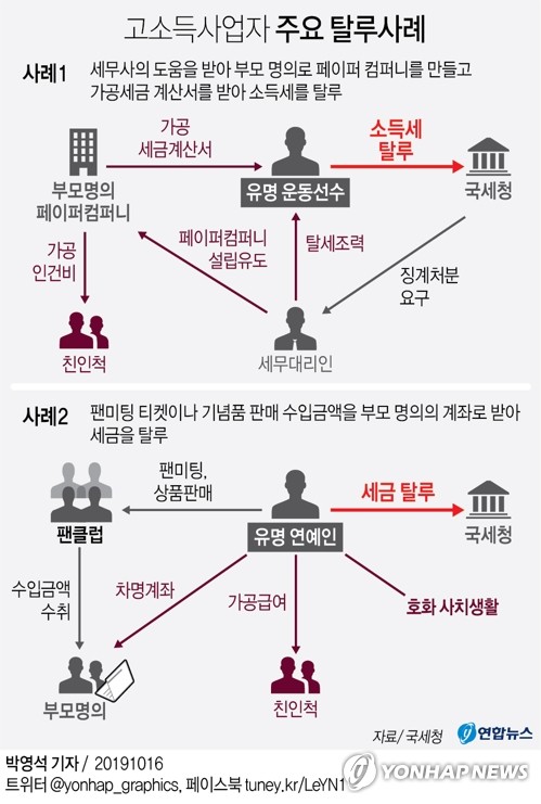 '탈세하고 호화생활' 연예인·유튜버 등 122명 동시 세무조사 - 3