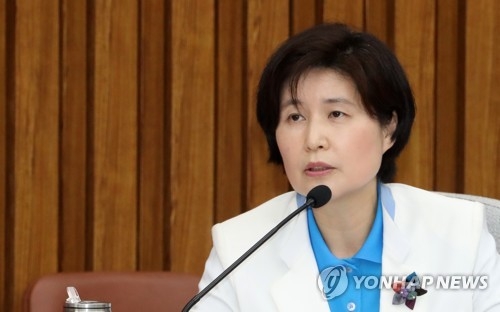 Baek Hye-ryun, spokeswoman for the ruling Democratic Party (Yonhap)