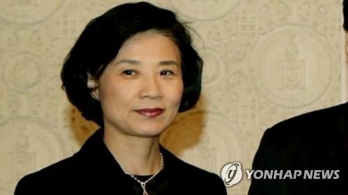 A file photo of Lee Myung-hee, director of Ilwoo Foundation and wife of Korean Air chief Cho Yang-ho (Yonhap)
