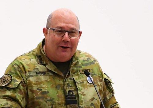Seen in this photo from the Facebook page of the United Nations Command is Vice Adm. Stuart Mayer from Australia. (PHOTO NOT FOR SALE) (Yonhap)