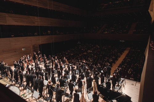 Orchestre du festival de Tongyeong (Photo fournie par la Fondation internationale de musique de Tongyeong. Revente et archivage interdits)