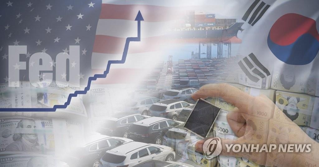企画財政部は韓国経済について輸出や投資が伸びているものの内需の回復が不十分だと分析した=（聯合ニュースＴＶ）