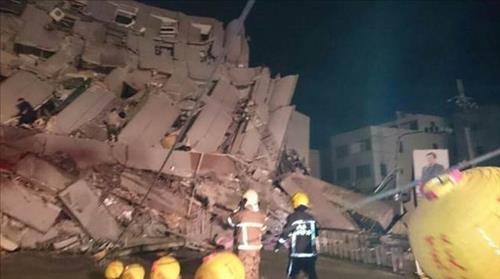 대만서 규모 6.4 지진…아파트 등 건물 무너져 수십명 매몰(종합2보) - 3