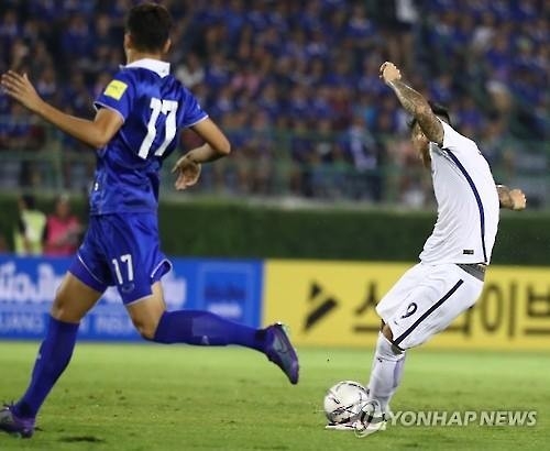 -월드컵축구- '석현준 결승골'…8경기 연속 무실점승(종합) - 2