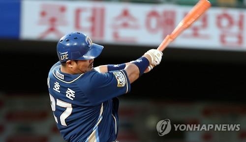 <프로야구> 테임즈-이호준, 김광현 상대로 백투백 홈런(종합) - 2