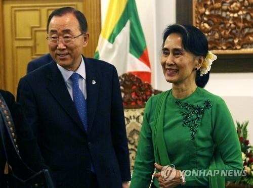 반기문 총장 "로힝야족 미얀마 시민 될 권리 있다" - 2
