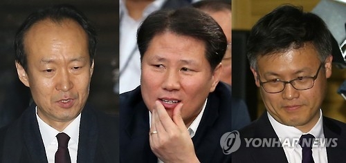 박 대통령 떠나는 '문고리 3인방'