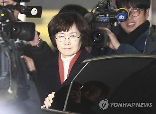 특검에 소환된 최경희 전 이화여대 총장