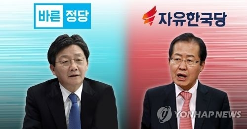 洪 "유승민은 강남좌파", 劉 "홍준표는 극우수구"…TV토론 - 1