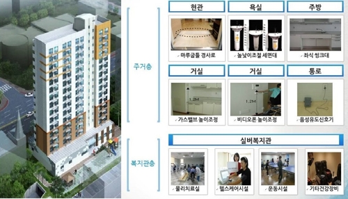 정읍 공공실버주택 조감도
