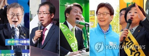대선 D-10…후보 5人, '황금연휴' 앞둔 주말 유세전 대격돌 - 1