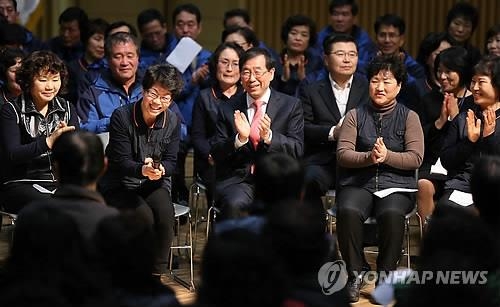 웃음 되찾은 청소근로자
