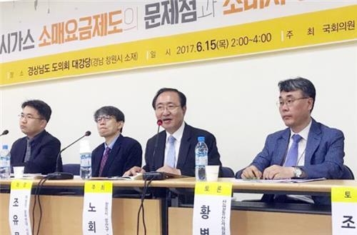 기조발언하는 노회찬 정의당 원내대표
