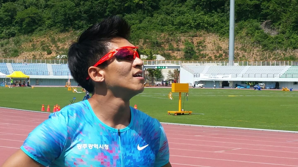김국영, 100m 한국신기록 10초07