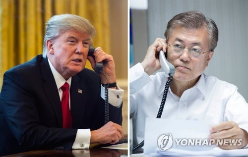 文대통령, 트럼프 美대통령과 통화…'北 ICBM 도발' 긴밀공조 - 1