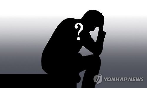 남성 자살(일러스트)
