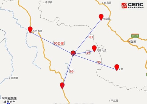 中쓰촨성 주자이거우 인근 규모 7.0 지진 발생(종합) - 1