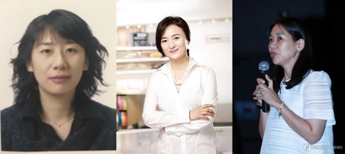 (왼쪽부터) 박은경, 김미희, 강혜정 대표