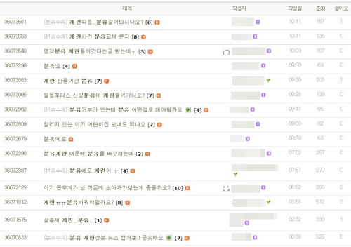 '전전긍긍' 엄마들