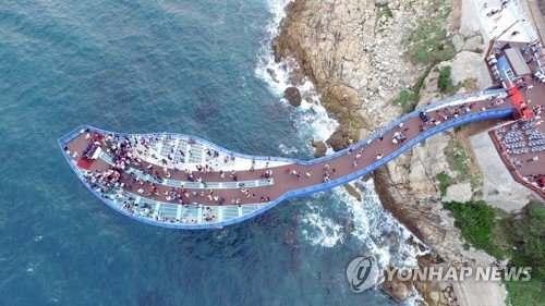해운대 청사포 다릿돌전망대