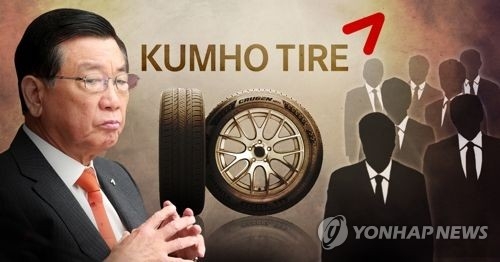 금호타이어 채권단과 박삼구 회장 '더블스타와의 상표권 협상' 대립 (PG)
