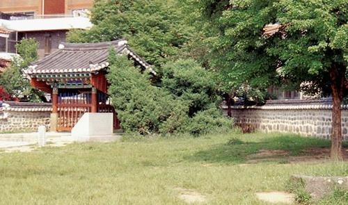 박팽년 선생 유허 위에 세워진 유허비