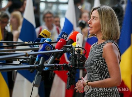 EU "대북압박 강화…유엔 새 제재안 이행· 추가 독자제재 마련"(종합) - 1