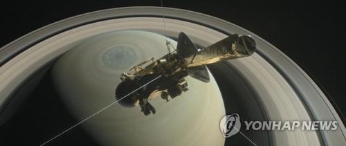 NASA의 무인 토성 탐사선 카시니
