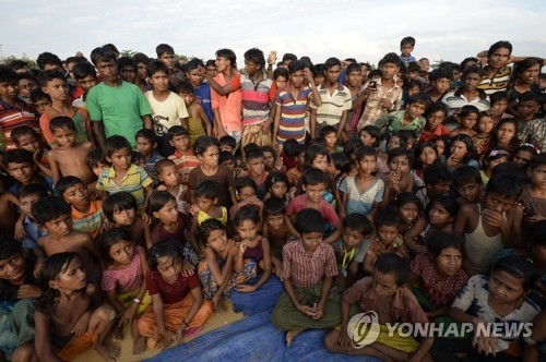로힝야족 난민 아이들[AFP=연합뉴스 자료사진]