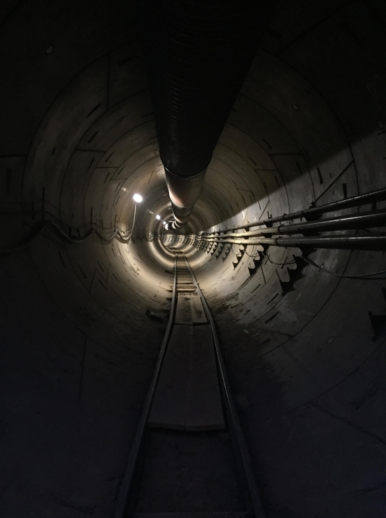 머스크가 공개한 터널 프로젝트 사진[보어링 홈페이지]