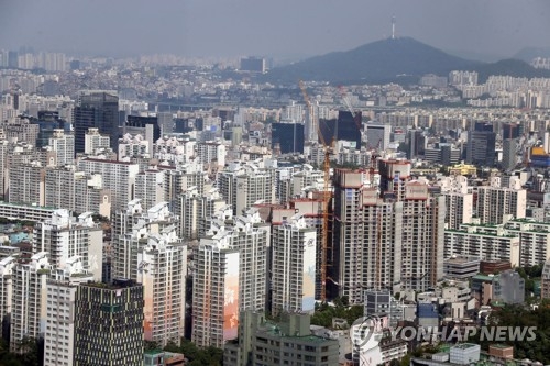 서울 시내 아파트 전경 [연합뉴스 자료사진]