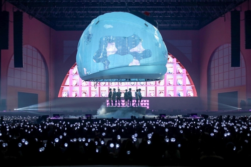 지난 13~14일 고척스카이돔에서 열린 방탄소년단 팬미팅