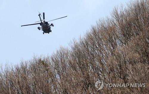 F-15K 추락사고 수색 현장