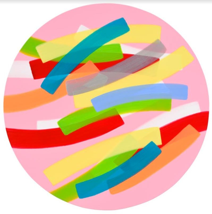 하태임, 통로(Un Passage) No.187006, 80x80cm, 캔버스에 아크릴, 2018