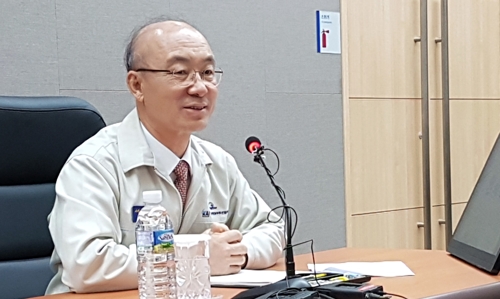 기자간담회 하는 김조원 KAI사장