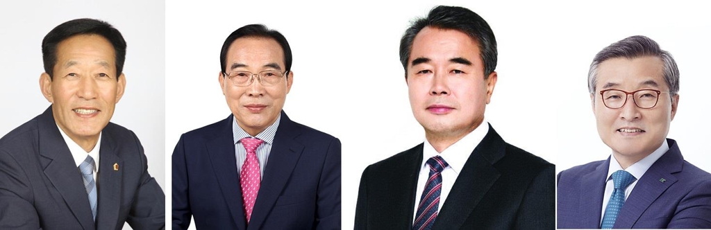김인수·정상혁·구관서·김상문 후보(왼쪽부터)