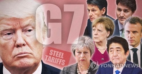 G7정상회의, 트럼프 관세폭탄에 'G6+1'로 분열 위기(PG)