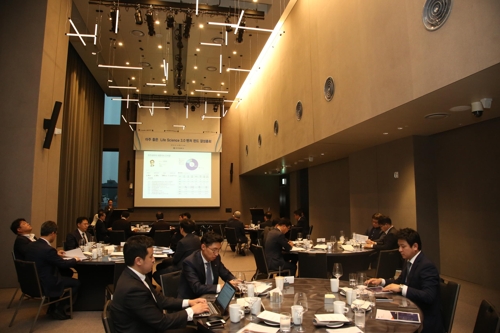 14일 아주그룹 계열의 아주IB투자가 진행한 ‘아주 좋은 Life Science 3.0 벤처펀드’ 결성총회 진행 모습.