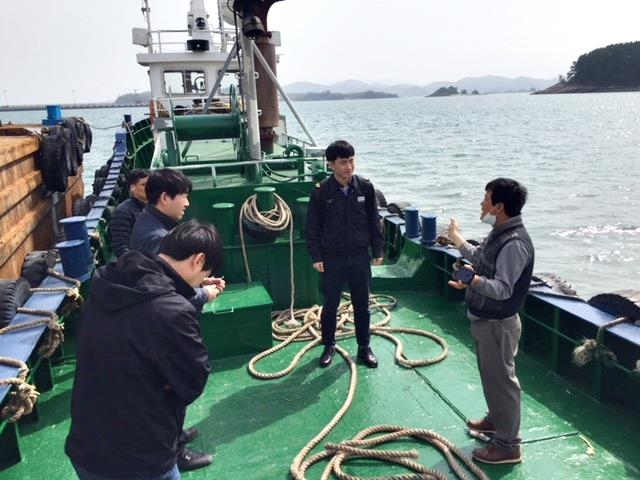 해경-한국석유관리원 합동 점검 모습