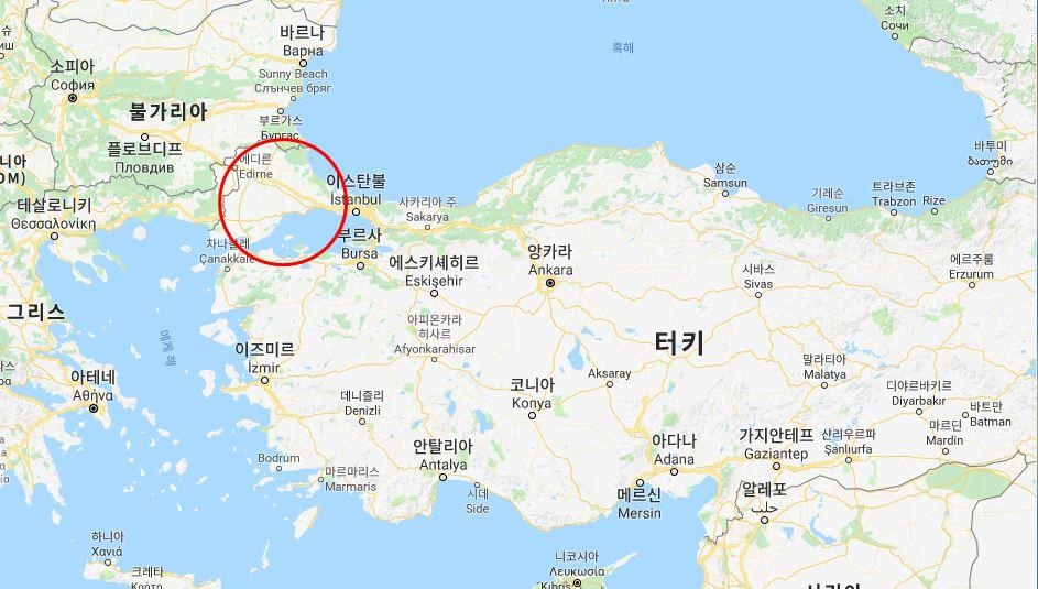 터키 트라키아(東트라키아) 지역