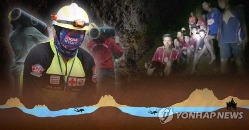 태국 구조대, 동굴 소년들 구조 착수
