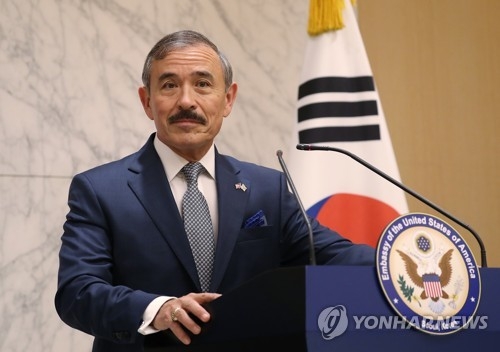 해리 해리스 美대사, 도착성명 발표