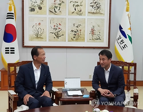 강원도 방문한 한병도 청와대 정무수석