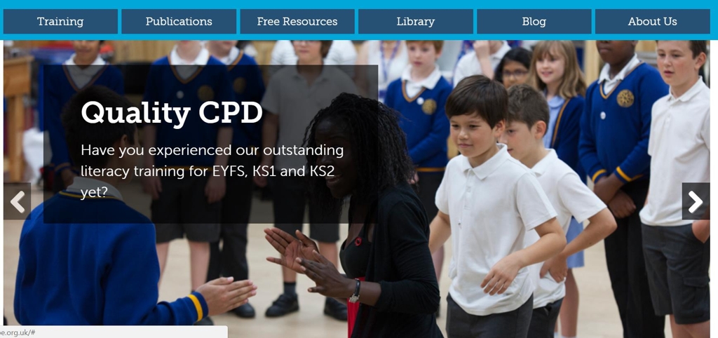 영국 '초등교육 읽고쓰기센터(CLPE)' 홈페이지 캡처