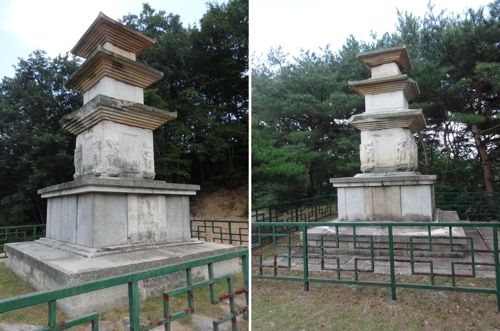 간월사지 남·북 삼층석탑