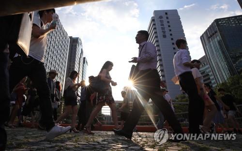 퇴근길 시민들