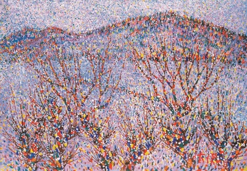 이대원, 농원, 캔버스에 유채, 161x110.5cm, 1980