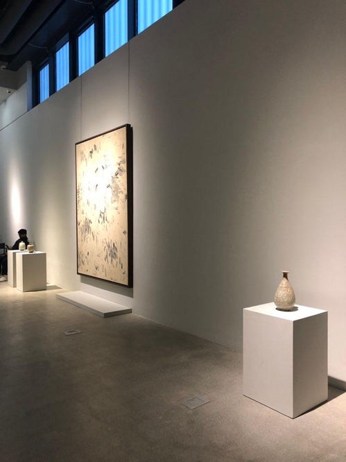 서울옥션 강남센터 분청사기 전시 전경