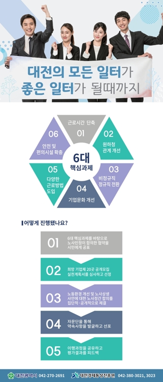 '좋은 일터 조성사업' 포스터